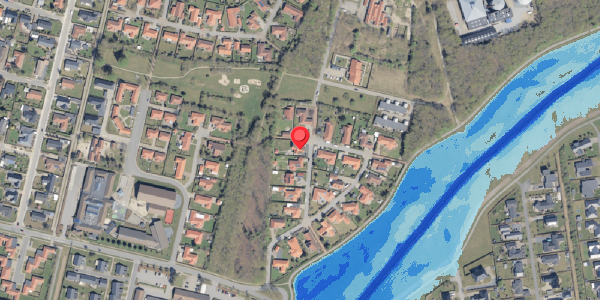Oversvømmelsesrisiko fra vandløb på Engparken 32, . , 6760 Ribe