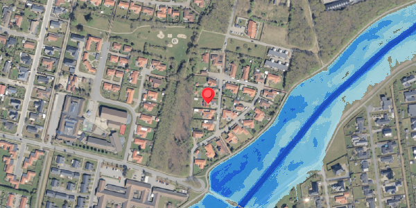 Oversvømmelsesrisiko fra vandløb på Engparken 36, . , 6760 Ribe