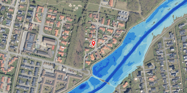 Oversvømmelsesrisiko fra vandløb på Engparken 40, . , 6760 Ribe