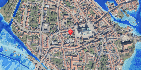 Oversvømmelsesrisiko fra vandløb på Grydergade 3A, . , 6760 Ribe