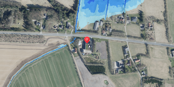 Oversvømmelsesrisiko fra vandløb på Haderslevvej 108, 6760 Ribe