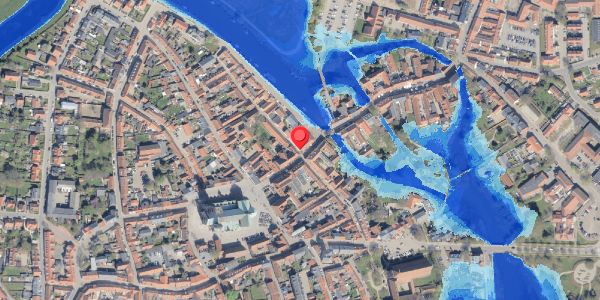 Oversvømmelsesrisiko fra vandløb på Overdammen 9A, . , 6760 Ribe
