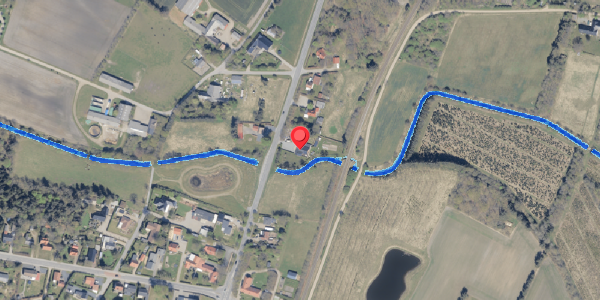 Oversvømmelsesrisiko fra vandløb på Ribevej 9, 6760 Ribe