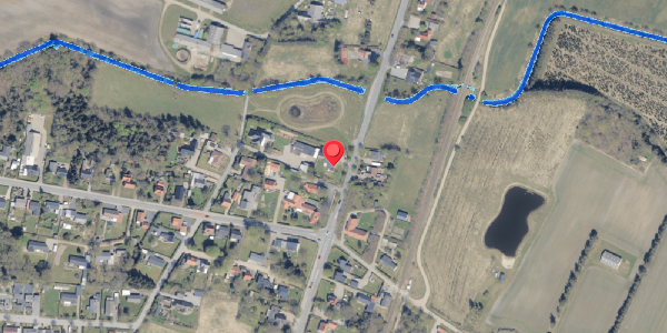 Oversvømmelsesrisiko fra vandløb på Ribevej 12, 6760 Ribe