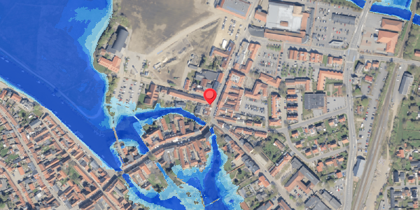 Oversvømmelsesrisiko fra vandløb på Saltgade 3, 6760 Ribe