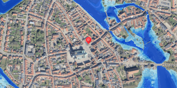 Oversvømmelsesrisiko fra vandløb på Torvet 2, 6760 Ribe
