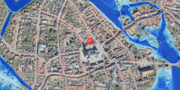Oversvømmelsesrisiko fra vandløb på Torvet 12, 6760 Ribe