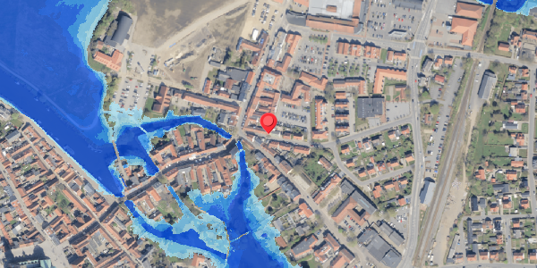 Oversvømmelsesrisiko fra vandløb på Tvedgade 5, . , 6760 Ribe