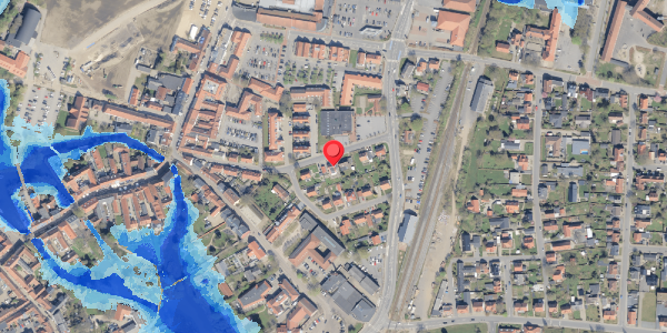 Oversvømmelsesrisiko fra vandløb på Tvedgade 8, . , 6760 Ribe