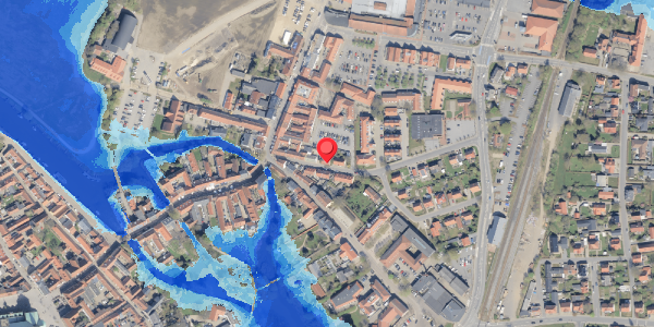 Oversvømmelsesrisiko fra vandløb på Tvedgade 9, . , 6760 Ribe