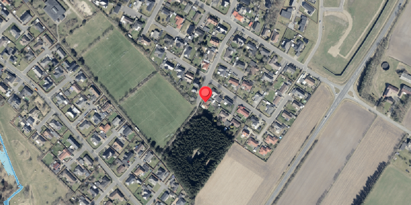 Oversvømmelsesrisiko fra vandløb på Irisvej 22, 6800 Varde