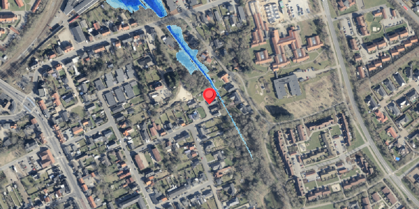 Oversvømmelsesrisiko fra vandløb på Kildevej 21, 6800 Varde