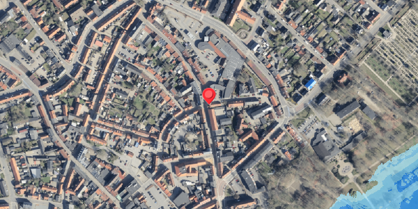 Oversvømmelsesrisiko fra vandløb på Lundgade 2A, 6800 Varde