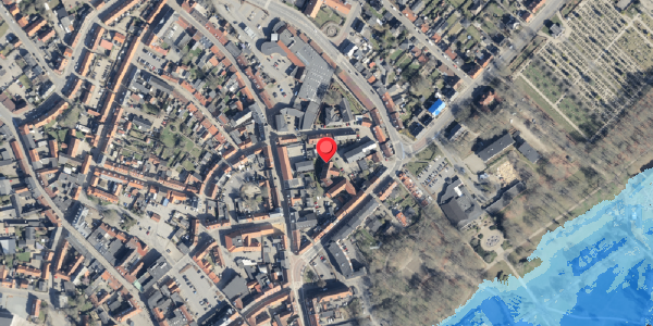 Oversvømmelsesrisiko fra vandløb på Lundgade 14A, . , 6800 Varde