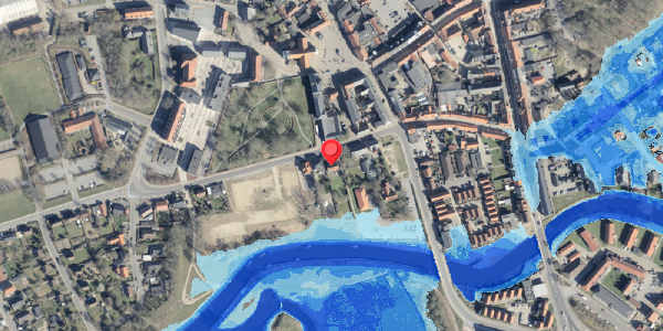 Oversvømmelsesrisiko fra vandløb på Slotsgade 7, 6800 Varde
