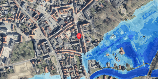 Oversvømmelsesrisiko fra vandløb på Storegade 23A, . , 6800 Varde