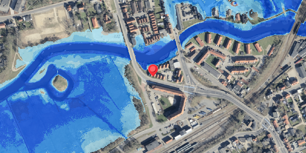 Oversvømmelsesrisiko fra vandløb på Torvegade 37, . , 6800 Varde