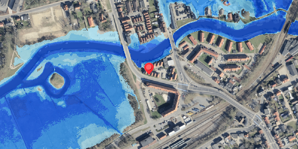 Oversvømmelsesrisiko fra vandløb på Torvegade 39, 6800 Varde