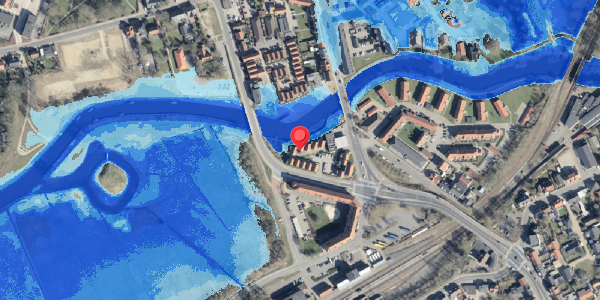 Oversvømmelsesrisiko fra vandløb på Torvegade 51, . , 6800 Varde