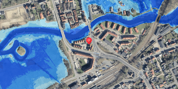 Oversvømmelsesrisiko fra vandløb på Torvegade 65, . , 6800 Varde
