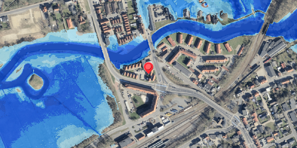Oversvømmelsesrisiko fra vandløb på Torvegade 69, . , 6800 Varde