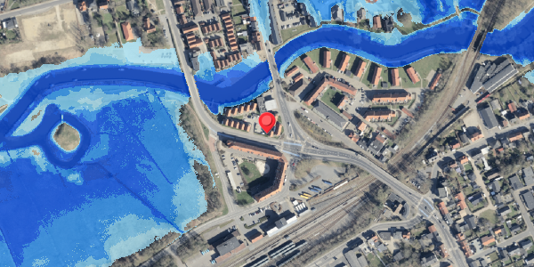 Oversvømmelsesrisiko fra vandløb på Torvegade 81, . , 6800 Varde