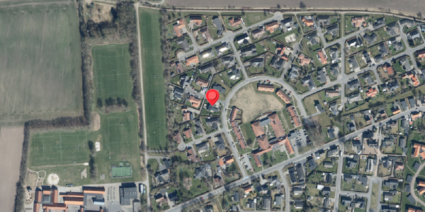 Oversvømmelsesrisiko fra vandløb på Baslund 21, 6600 Vejen
