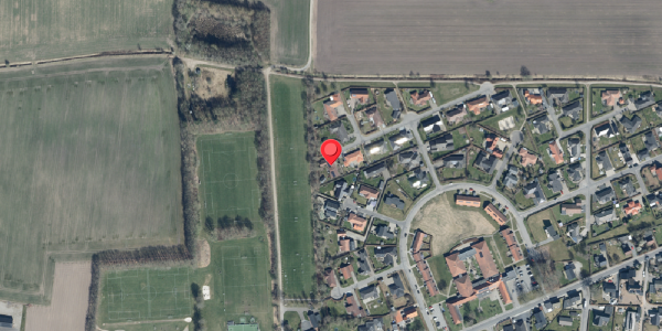 Oversvømmelsesrisiko fra vandløb på Baslund 49, 6600 Vejen