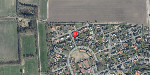 Oversvømmelsesrisiko fra vandløb på Baslund 73, . , 6600 Vejen