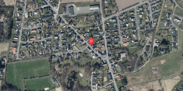 Oversvømmelsesrisiko fra vandløb på Frederiksbergvej 8, 6600 Vejen