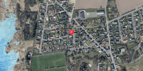 Oversvømmelsesrisiko fra vandløb på Ryttervænget 5, 6600 Vejen