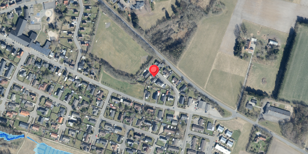 Oversvømmelsesrisiko fra vandløb på Irisvej 3, 6823 Ansager