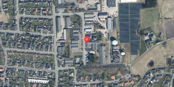 Oversvømmelsesrisiko fra vandløb på Industrivej 13, 8740 Brædstrup