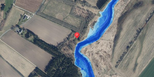 Oversvømmelsesrisiko fra vandløb på Nedervej 21, . , 8740 Brædstrup