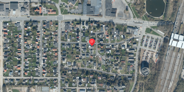 Oversvømmelsesrisiko fra vandløb på Aarestrupsvej 13, 7000 Fredericia