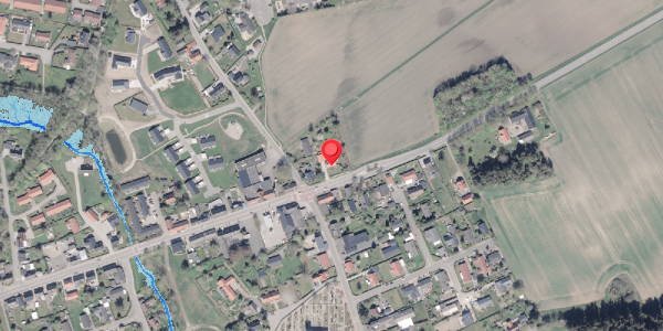 Oversvømmelsesrisiko fra vandløb på Oddervej 1, 8700 Horsens