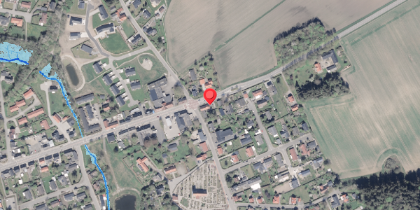 Oversvømmelsesrisiko fra vandløb på Oddervej 2, 8700 Horsens