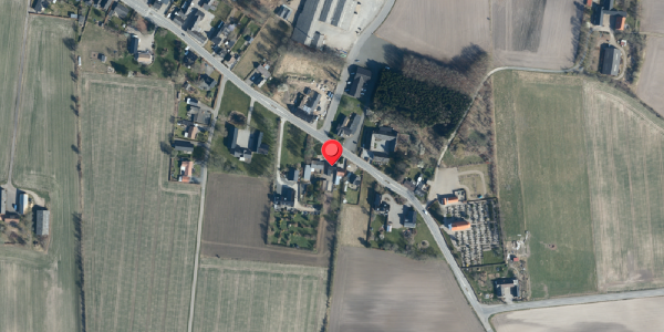 Oversvømmelsesrisiko fra vandløb på Bygade 92, 7173 Vonge