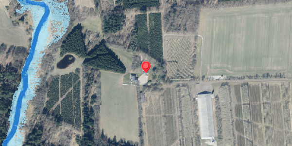 Oversvømmelsesrisiko fra vandløb på Thyregodvej 61, 7361 Ejstrupholm