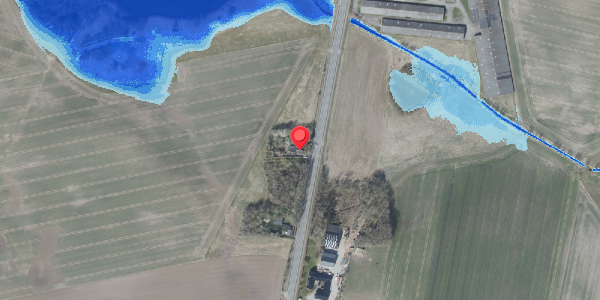 Oversvømmelsesrisiko fra vandløb på Bjerrevej 270, 8781 Stenderup