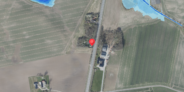Oversvømmelsesrisiko fra vandløb på Bjerrevej 274, . , 8781 Stenderup