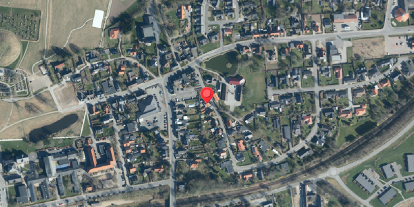 Oversvømmelsesrisiko fra vandløb på Damvej 2C, . , 7300 Jelling
