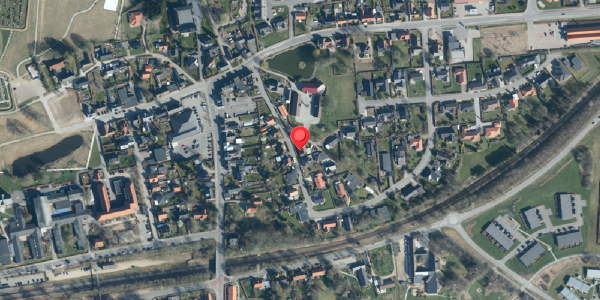 Oversvømmelsesrisiko fra vandløb på Damvej 3, . , 7300 Jelling