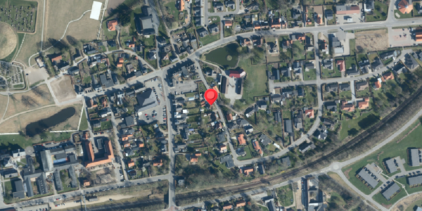 Oversvømmelsesrisiko fra vandløb på Damvej 4, . , 7300 Jelling