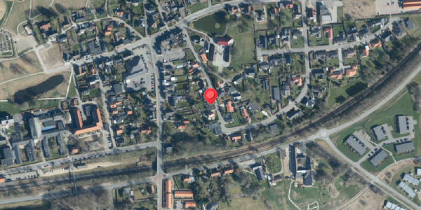 Oversvømmelsesrisiko fra vandløb på Damvej 10, 7300 Jelling