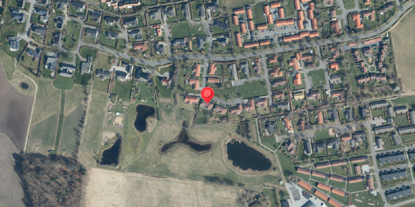 Oversvømmelsesrisiko fra vandløb på Hvesager 97, . , 7300 Jelling