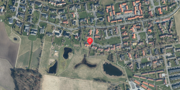 Oversvømmelsesrisiko fra vandløb på Hvesager 99, . , 7300 Jelling
