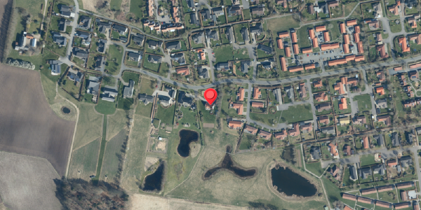 Oversvømmelsesrisiko fra vandløb på Hvesager 105, . , 7300 Jelling