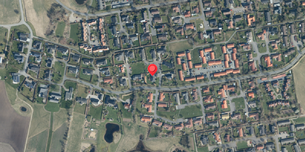 Oversvømmelsesrisiko fra vandløb på Hvesager 270, . , 7300 Jelling