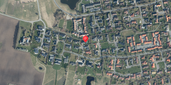 Oversvømmelsesrisiko fra vandløb på Hvesager 286, . , 7300 Jelling